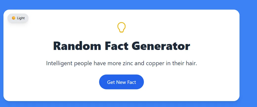 Random Fact Generator screenshot